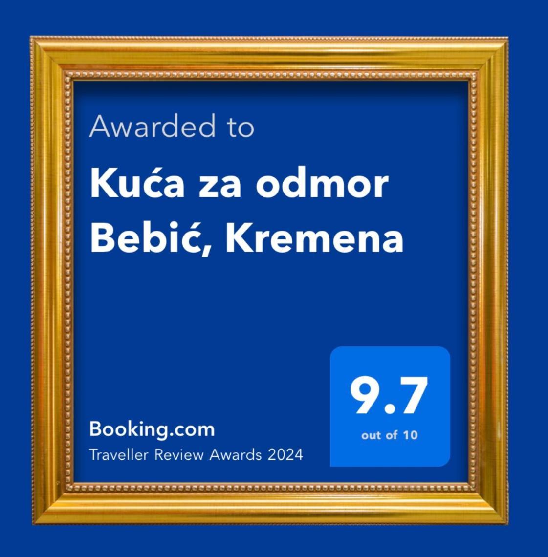 Kuca Za Odmor Bebic, Kremena Villa Klek Dış mekan fotoğraf